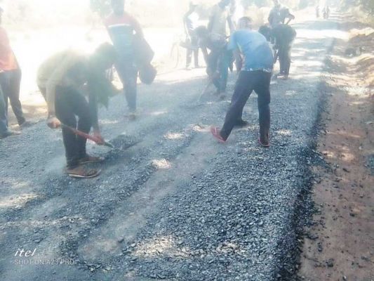  सडक़ की गुणवत्ता को लेकर ग्रामीण लामबंद, चक्काजाम की चेतावनी