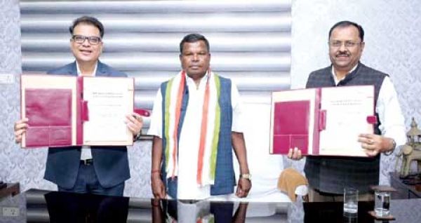 फोर्टिफाइड चावल-एथेनाल एवं पॉवर प्लांट लगाने दो एमओयू