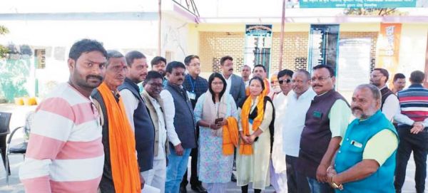 प्रभारी कलेक्टर का कर्णेश्वर ट्रस्ट ने किया स्वागत