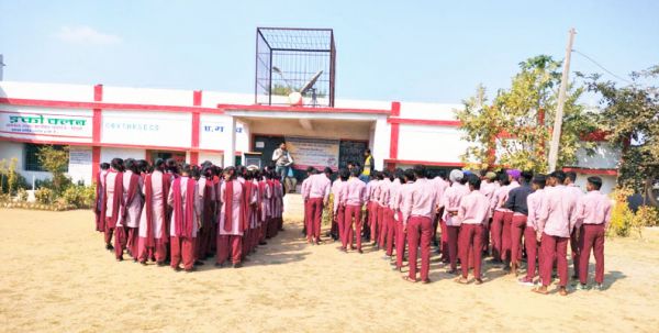स्कूल में अंतरराष्ट्रीय पोषक अनाज वर्ष मनाया 