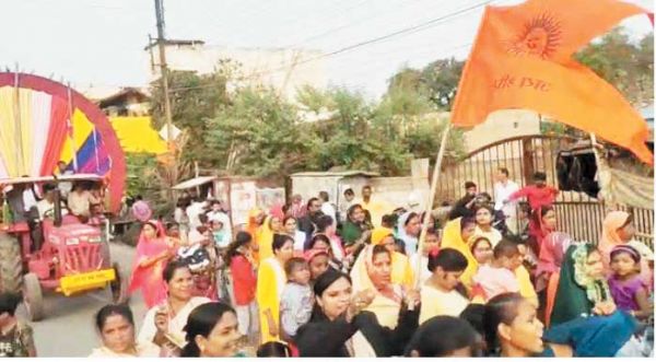 भक्त गुहा निषाद जयंती पर निकाली शोभायात्रा