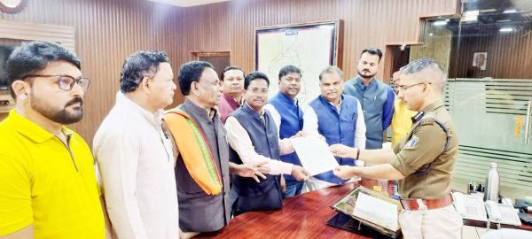 भाजपा ने एसपी से की जांच दल गठित कर निष्पक्ष जांच की मांग