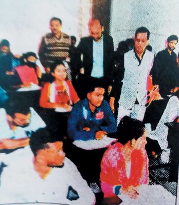 केसीजी की अनूठी पहल, प्रतियोगी परीक्षा में 7 परीक्षा केंद्रों में 1526 परीक्षार्थी हुए शामिल