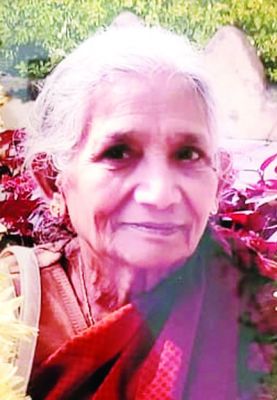  बीना तिवारी  का  निधन 