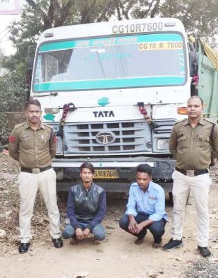 गारे पेलमा खदान से बगैर कागजात 30 टन कोयला चोरी