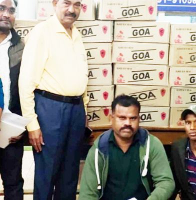 छापा, एमपी की डेढ़ लाख की शराब जब्त
