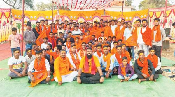 9 गांवों के युवाओं ने ली विहिप बजरंगदल की सदस्यता
