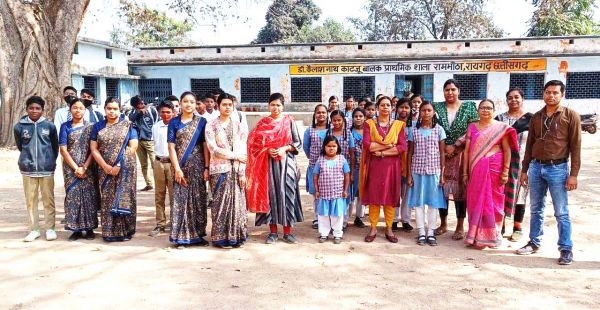 रामभांठा स्कूल के बच्चों को दी गई गुड टच- बैड टच की जानकारी