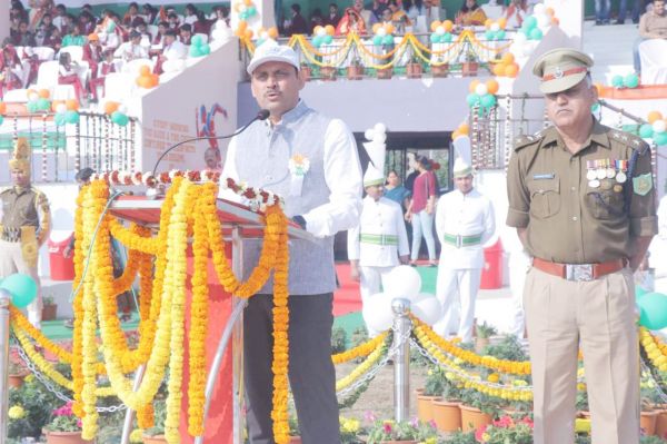 एनटीपीसी लारा में हर्षोल्लास से मनाया गणतंत्र दिवस