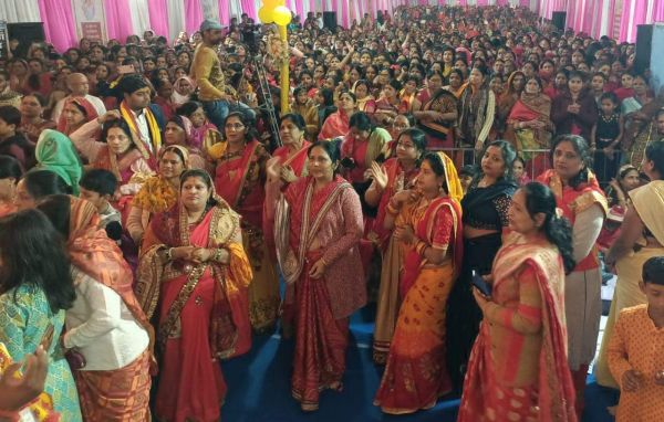 भागवत कथा के समापन में श्रद्धालुओं का उत्साह चरम पर रहा