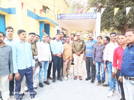 साल्हेवारा टीआई यादव राजधानी में सम्मानित