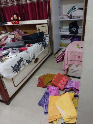 चोर, चोरी कर चाय पिए और पेट साफ कर आराम से निकले