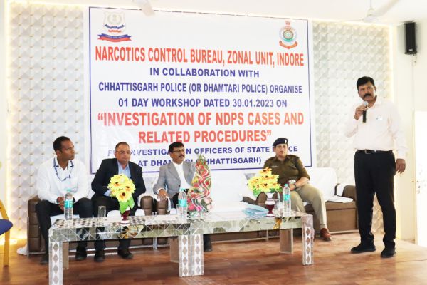 नारकोटिक्स एक्ट संबंधी कार्यशाला  पुलिस अफसरों को अधिनियम के अन्वेषण  और क्रियाविधि संबंधी  दी जानकारी