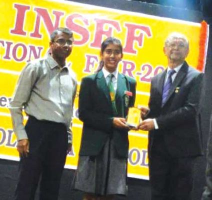 आराधिता ने नेशनल साइंस फेयर में जीता स्वर्ण पदक