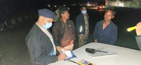 देर रात केशकाल घाट में चालानी कार्रवाई