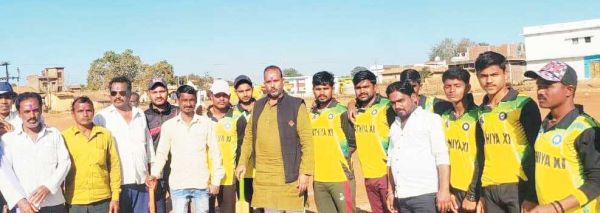 पंथ श्री हजूर उग्र नाम साहेब की स्मृति में क्रिकेट उद्घाटन मैच, जेवरा की टीम विजयी