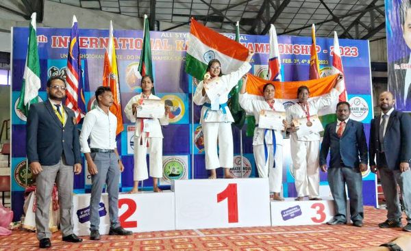 इंटरनेशनल कराते में पद्मा ने जीता गोल्ड