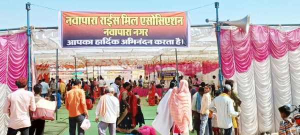  साहू समाज और राइस मिल एसोसिएशन चला रहा नि:शुल्क भोजन भंडारा