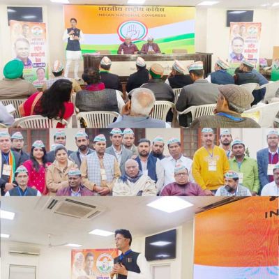 असंगठित कामगार कांग्रेस की राष्ट्रीय कार्यकारिणी की बैठक में शामिल हुए आलोक