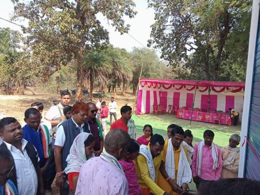  विधायक चंदन ने किया पीडीएस भवन का लोकार्पण