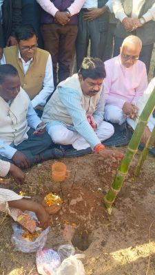 लक्ष्मी गुप्ता ने कुदरगढ़ में धर्मशाला का किया भूमिपूजन