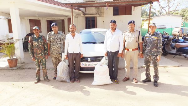 30 किलो गांजा संग राजस्थान के 2 गिरफ्तार