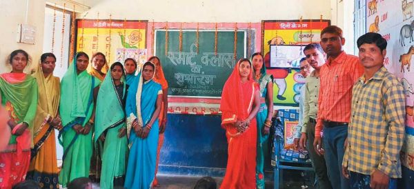 जनसहयोग से शाला प्रबंधन समिति ने जुटाए आवश्यक संसाधन