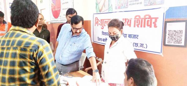 ट्रक चालकों के लिए नि:शुल्क स्वास्थ्य शिविर, 80 से अधिक लाभांवित