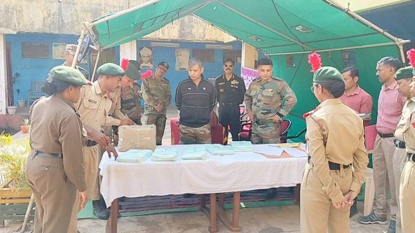 परचनपाल में एनसीसी सी प्रमाण-पत्र परीक्षा