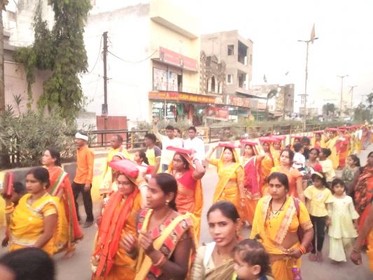 नवापारा में भव्य श्री रुद्राक्ष शिवमहापुराण कथा शुरू