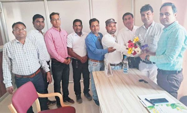 सहायक आयुक्त का छग क्रांतिकारी शिक्षक संघ ने किया स्वागत