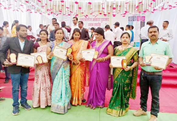 शिक्षक विनोद डडसेना मुख्यमंत्री गौरव  अलंकरण शिक्षा दूत से सम्मानित