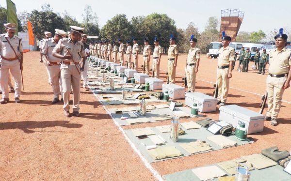 5वीं वाहिनी छत्तीसगढ़ सशस्त्र बल का वार्षिक निरीक्षण