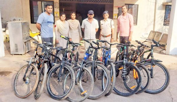 साइकिल चोर गिरोह से 9 साइकिलें बरामद