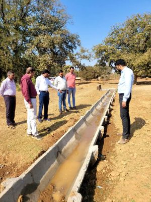 मनरेगा से बन रही 18 किमी लंबी फील्ड चैनल