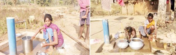 गांव से डेढ़ किमी दूर झरिया से गड्ढा खोदकर पानी निकालते थे