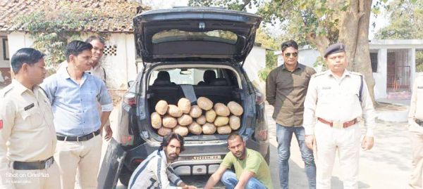 गांजे के साथ दो आरोपी गिरफ्तार