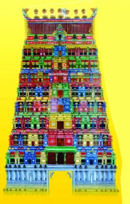 श्रीबालाजी कल्याण मंदिर के शीर्ष पर बनेगा राजगोपुरम, पूजन शुक्रवार को