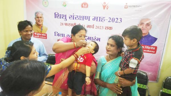 मेयर ने किया शिशु संरक्षण माह कार्यक्रम का शुभारंभ