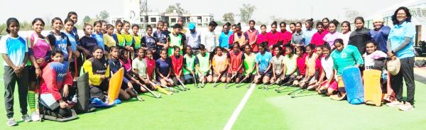 छत्तीसगढ़ जूनियर बालिका हॉकी टीम के लिए चयन स्पर्धा