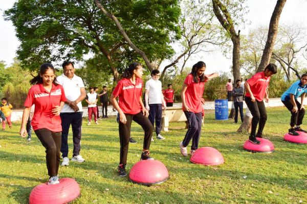 शहरवासियों ने उमंग एवं उत्साहपूर्वक लिया गुड मार्निंग राजनांदगांव में भाग