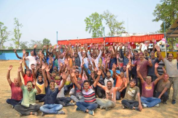 सीआरपीएफ मुख्यालय चिकलपुट्टी  में होली हर्षोल्लास से मना