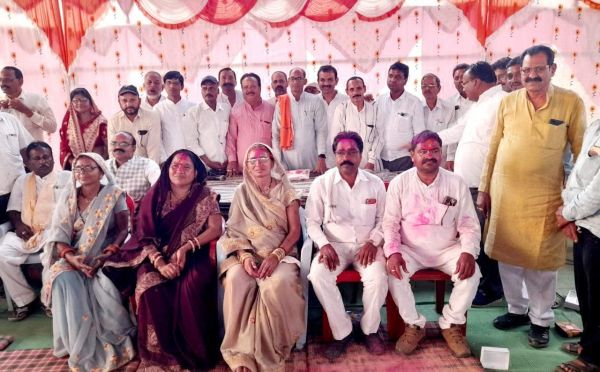 खोरबाहरा अध्यक्ष-गंगूराम उपाध्यक्ष चंपारण परिक्षेत्र साहू समाज का चुनाव