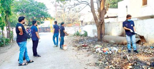 बंच ऑफ फूल्स ने की कबीर नगर में सफाई