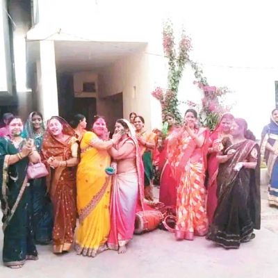 जिपं उपाध्यक्ष निवास में रंग पंचमी
