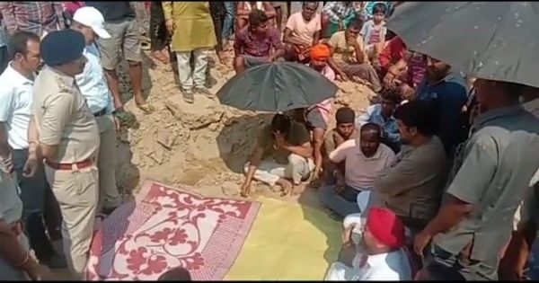 नेतनागर नहर विवाद फिर गर्माया, मुआवजे को लेकर बिफरे किसान