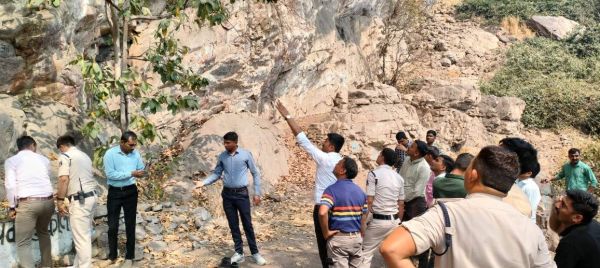 एक भारत श्रेष्ठ भारत योजना के तहत गुजरात पुलिस का दल रायगढ़ जिले के भ्रमण पर