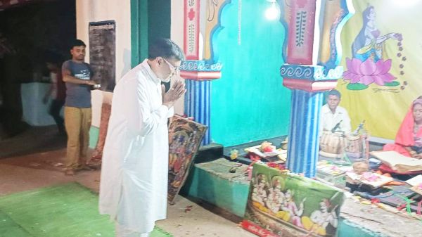  नवधा रामायण में पहुँचे  सतीश अग्रवाल