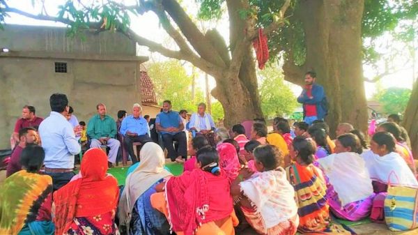 वाप्कोस के प्रतिनिधियों ने क्षेत्र भ्रमण कर लिया परियोजना का जायजा