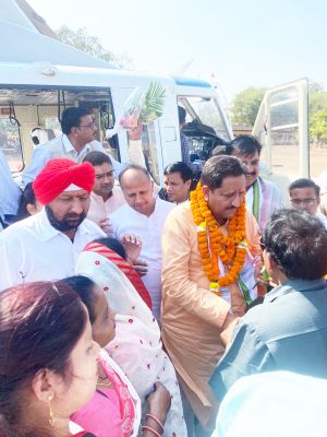खनिज निगम अध्यक्ष देवांगन का स्वागत
